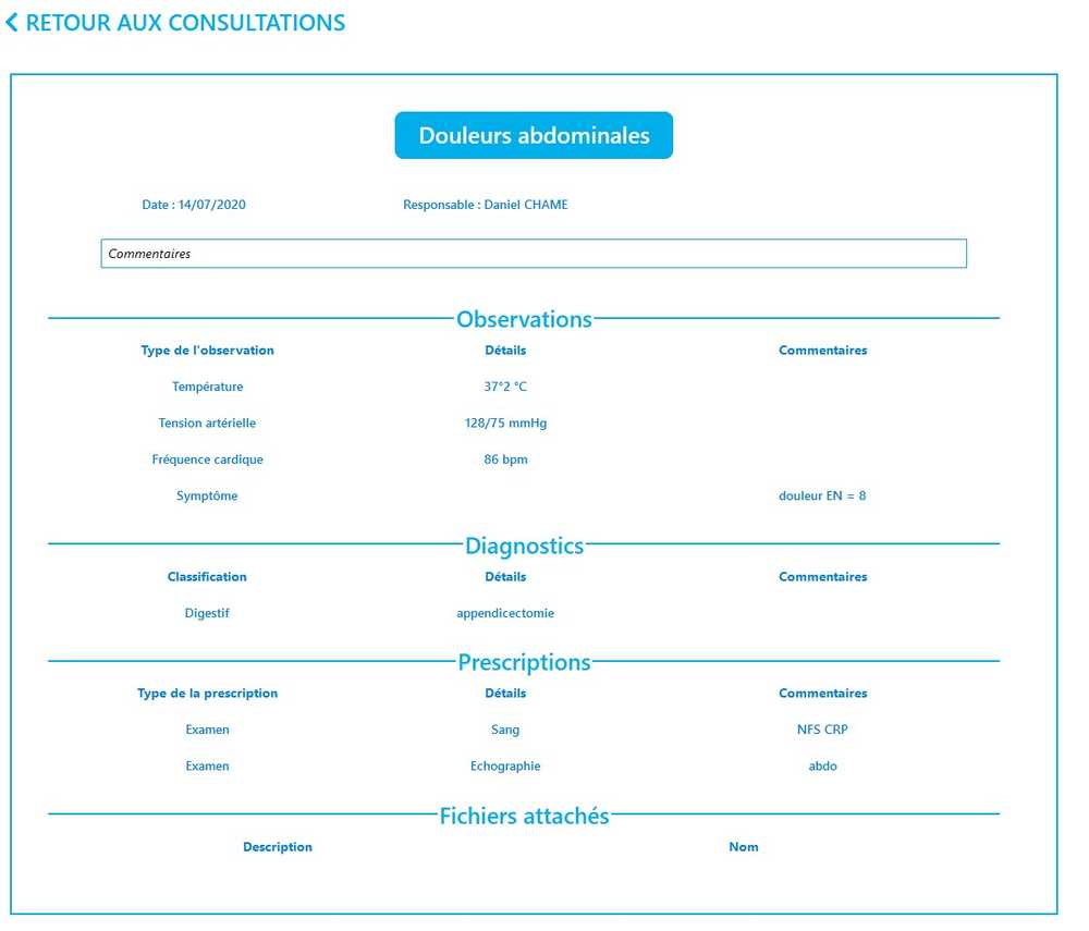 consultation médciale